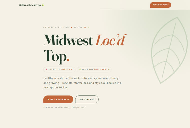 Midwest Loc’d Top